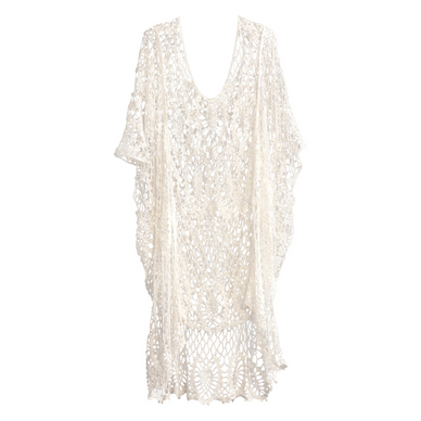 Create a chic summer look with Shiraleah’s Caitlyn Cover-Up. This cover-up comes in a white lace crochet making it the perfect addition to your beach or poolside ensemble. Made from cotton, the Caitlyn cover-up is classic and sophisticated yet chic and sexy. It provides style and enough coverage that it will surely become a favorite of yours this summer. Pair with other items from Shiraleah to complete your look!
Color: White
One Size: L 36"
Material: Cotton
Hand Wash, Dry Flat
Made In China
Vegan
04-65-051
Fulfilled by our friends at Shiraleah
Please Note: Rewards cannot be applied to this product