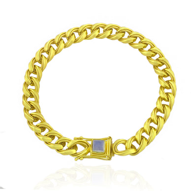 Rendor jewelry is 14-18k gold plated and shined at differing levels of polish- matte and high gloss.
7.5"
*Please Note:
Rewards cannot be applied to this product
This item is not eligible for returns
This item cannot be shipped outside the U.S.