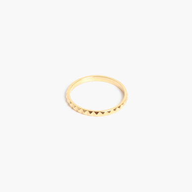 Where’s a stud finder when you need one?! We present to you the OG studded melrose motif that helped start the brand — now in ring form. Elegant when worn on its own, and stellar when stacked with other bands — this simple yet statement band is a must-have for everyone’s ring collections. Highly recommended by our #CostelloBabe brides, the Melrose Band is often stacked alongside or used as replacements for wedding bands — especially when traveling. Available in both gold and silver, we highly recommend getting a combination of colors and sizes, and having yourself a mixed-metal ring party.
1.5mm width
Available in sizes 6, 7, 8
Fulfilled by our friends at MARRIN COSTELLO
*Please Note: Rewards cannot be applied to this product This item is not eligible for returns