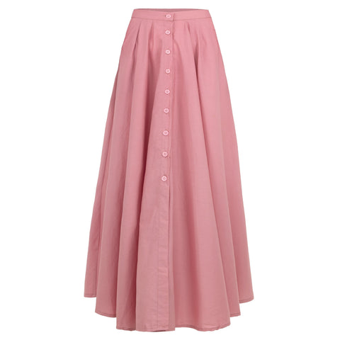 ARUM Pleated Maxi Skirt - Blush