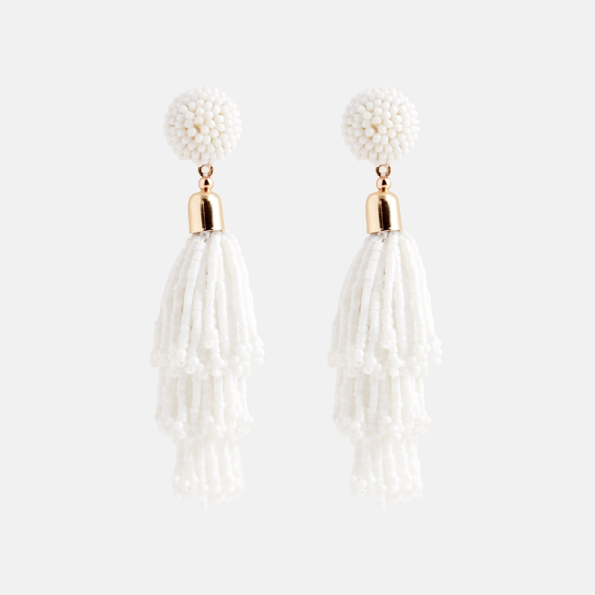 Beaded Tassel Earrings CURATEUR