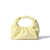 Marshmallow Croissant Bag in Soft Leather
