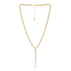 Bryn Pearl Lariat Necklace