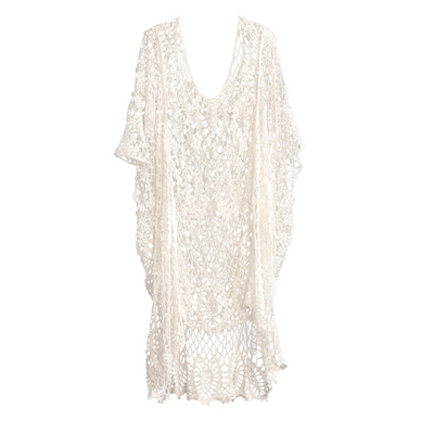 Create a chic summer look with Shiraleah’s Caitlyn Cover-Up. This cover-up comes in a white lace crochet making it the perfect addition to your beach or poolside ensemble. Made from cotton, the Caitlyn cover-up is classic and sophisticated yet chic and sexy. It provides style and enough coverage that it will surely become a favorite of yours this summer. Pair with other items from Shiraleah to complete your look! 

Color: White
One Size: L 36"
Material: Cotton
Hand Wash, Dry Flat
Made In China
Vegan
04-65-051


Fulfilled by our friends at Shiraleah 


Please Note: Rewards cannot be applied to this product
