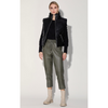 Landon Vest  Puffer Leather - Black