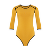 GIRL Two tone Bodysuit - Canary Yellow