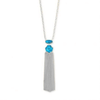 Tae Long Pendant Neck In Dichroic Glass
