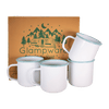 Rolled SeaGlass Rim Mug (Set of 4)