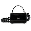 Lili Bag - Black Patent & Suede