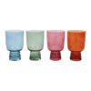 Chic & Tonic Colored Cocktail Glasses (4pc)