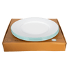 Rolled SeaGlass Rim Plate (Set of 4)