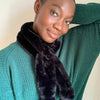 Faux Fur Pom Pom Scarf