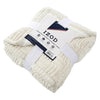 Basket Weave with Sherpa Throw