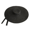 LOLA Wide Brim Jute Hat - Black