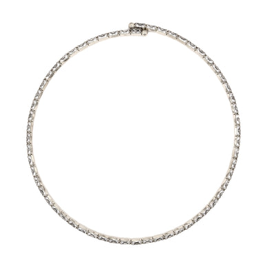 Flexible White Gold Baguette Choker 

White Gold Plated
Cubic Zirconia 

Width: 0.10"

Fulfilled by our friends at Jennifer Miller Jewelry 
*Please Note: Rewards cannot be applied to this product This item is not eligible for returns 