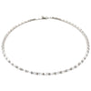 Baguette Choker Necklace WG