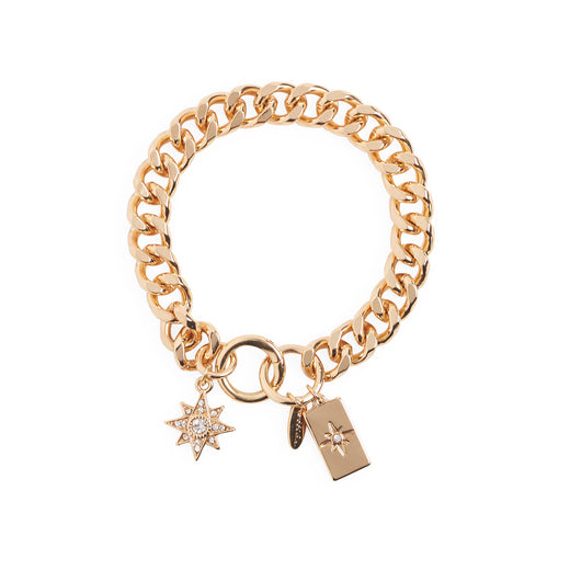 Starry Charms Chain Link Bracelet