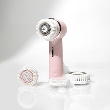 You asked and we listened! Introducing Raedia 2.0: which includes improved features to help level up your facial cleansing routine. A new, sleek design with travel friendly, ventilated case is perfect for the skincare lover. Raedia 2.0 has multiple speeds and is bidirectional, meaning it can spin in two different directions for optimal cleansing. Furthermore, the inner and outer brushes spin in opposite directions at the same time to avoid pulling on the skin. Raedia 2.0 helps to remove makeup, debris and dead skin. With multiple brush head attachments, and an additional body brush Raedia 2.0 is sure to satisfy all skin types! 
Fulfilled by our friends at Vanity Planet 
*Please Note: 

Rewards cannot be applied to this product
This item is not eligible for returns 
This item cannot be shipped outside the U.S.
