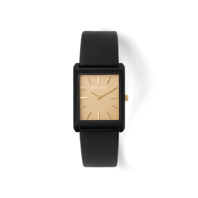 Well-appointed with sophisticated defining traits, the Virgil boasts a slim 26mm 18K black-plated rectangle case that meets a slender, genuine leather black band. With a gold brushed dial and refined sleek edges, the Virgil reflects the sentiment of a vintage timepiece. 





Fulfilled by our friends at BREDA 
*Please Note: 










Rewards cannot be applied to this product
This item is not eligible for returns 
This item cannot be shipped outside the U.S.




