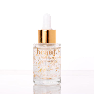 What: The beaut. Golden Hour Serum is packed full of highly concentrated hyaluronic molecules that provide visibly plump skin! Intensive hydration leaves skin supple refreshed. With ingredients such as aloe barley goji berries that are packed with; antioxidants, enzymes, Vitamins A C,  anti-inflammatory!  

luminating
hydrating
plumping
refreshing

Fulfilled by our friends at beaut.beautyco. 

*Please Note: 

This item is not eligible for returns 
This item cannot be shipped outside the U.S.
