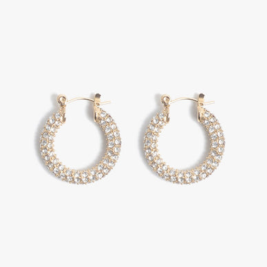 The It Hoop for girls that get it — meet Audrey. Available in both Hoop and Huggie sizes, this clickhoop pavé diamond earring is the statement you never knew you couldn't live without. Small in diameter but big in statement — Audrey is light (and small) enough to wear every single day — yet sophisticated enough to rock with formal attire. Named one part for Ms. Hepburn herself and two part for Ms. Audrey Hope, the designer's soul coach and guest on Season 1 of the Marrin Costello Radio podcast — the Audrey's are stunning just as much as they are meaningful. From brunch to prom to bridal galore and everything in between — this hoop is not a want but a need. 

Click-back closure — for pierced ears
1" diameter

Fulfilled by our friends at MARRIN COSTELLO 
*This product cannot be shipped outside of the U.S. 

Please Note: Rewards cannot be applied to this product 