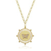 Butterfly Medallion Necklace