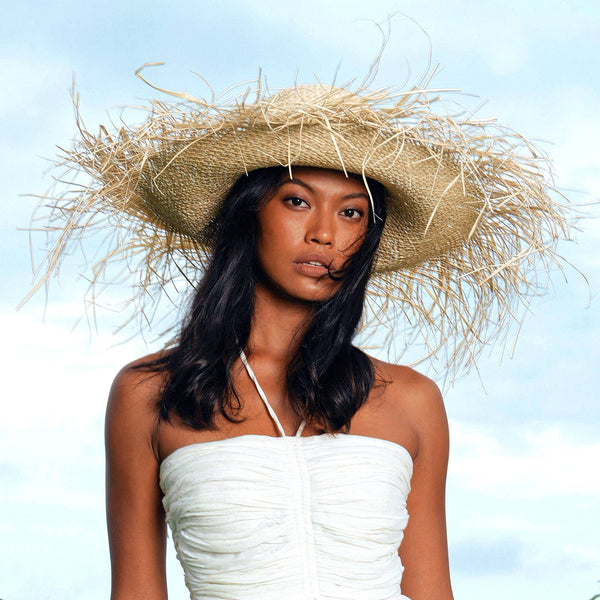 Gorgeous Natural Straw Dress Hat by Cach’e CACH main image 4