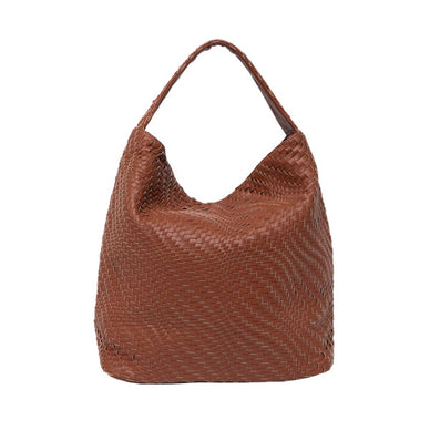 This woven braided tote bag offers a roomy interior for your daily necessities, but convenient enough to take on the go. 

Braided top handle
Magnetic top closure
Braided construction
Interior features media pockets and zip wall pocket
Approx. 15" H x 18" W x 6" D
Approx. 4" handle drop - Imported
