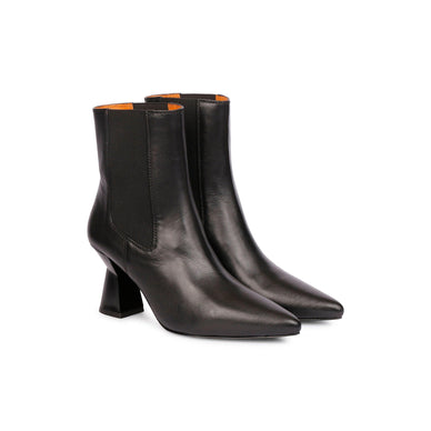 Add some edge to any outfit with these beautiful sculpted heel boots! The perfect boots for everyday. This Elliana black sheep leather chelsea boots is a smart, stylish boots that offers a clean look that goes with everything. Fitted with elasticated side gores to easily slip on and off. Featuring leather lining for a luxurious feel, padded leather foot bed for lasting comfort. 

Brand: Saint G
Color: Black
Closure: Slip On
Upper: Sheep Nappa

Lining: Sheep Nappa
Sock: Sheep Nappa

Outsole: Tunit
Material: Nappa

Heel Height: 3 Inches


 Fulfilled by our friends at FutureBrandsGroup 
*Please Note: 

Rewards cannot be applied to this product
This item is not eligible for returns
This product cannot be shipped outside of the U.S.





