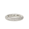 Pave Amalfi Ring- Silver
