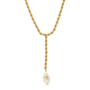 Descanso Pearl Lariat Necklace - 26