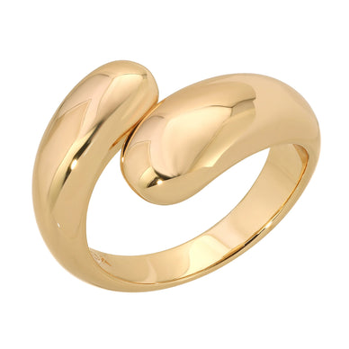 Bold but with clean lines, this is the perfect statement ring. As long as the statement is that you're effortlessly cool. 
14k gold-plated over brass 
Fulfilled by our friends at Leeada 
*Please Note: This product cannot be shipped outside of the U.S. 