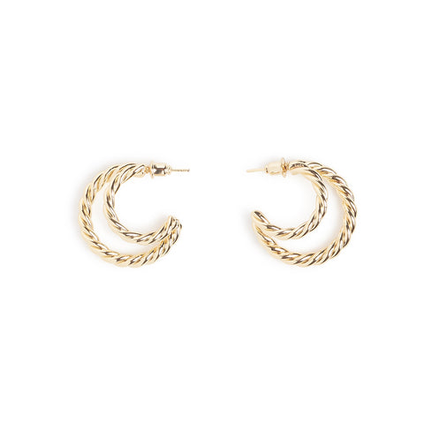 Victoria Earrings - Yellow Gold