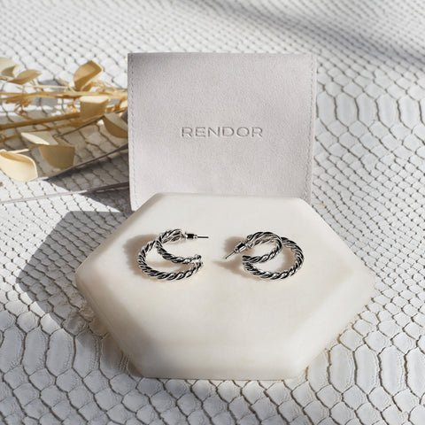 Victoria Earrings - White Gold (Annual Add On)