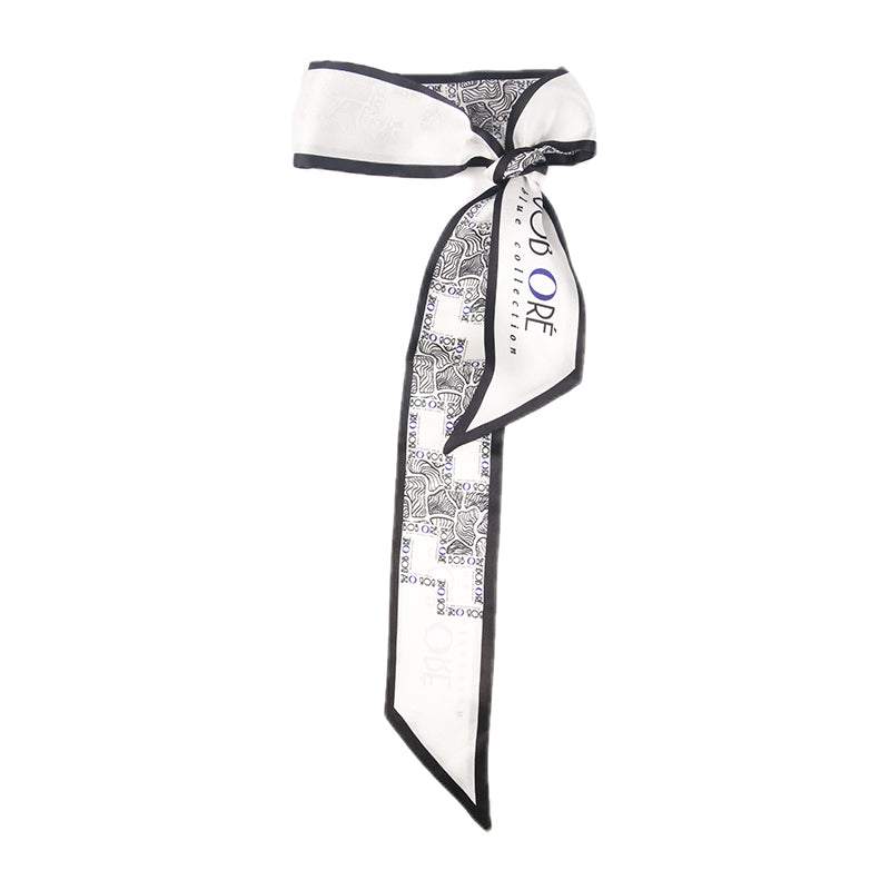 【DAKS】人気★ SILK100% DD Pattern Petty Twilly Scarf Silk Twilly with Digital Printed - Silk Twilly and Luscious