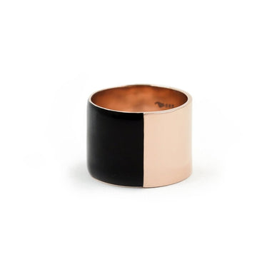  Black Enamel, 14K Rose Gold 
 Fulfilled by our friends at BONDEYE JEWELRY ® 
*Please Note: Rewards cannot be applied to this product  
 