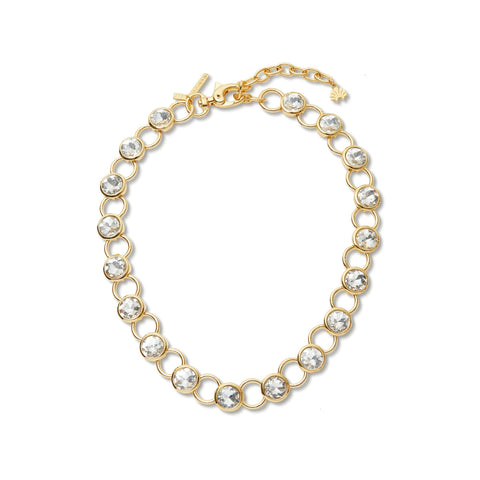 CRYSTAL LINK NECKLACE