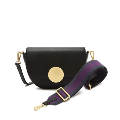 Description 
Oryany's best-selling bag! The Lottie Saddle comes in a half-circle shape 반달크로스백, equipped with several optional straps for multiple uses. This bag can be worn as a hip sack, sling-bag, and crossbody bag for various stylish looks! This purse features a round gold metal logo to represent the Oryany brand. 
Features: 

Two Strap Options - Detachable Thick Canvas Strap, Detachable Crossbody Strap 

Exterior Back Zipper Pocket
Interior Slip Pocket

Materials Measurements  
Material: Cow Leather 
Dimensions: 8.7 in x 5.5 in x 2.8 in 
Canvas Strap Length: 44.1 in - 48.8 in 
Strap Length: 44.1 - 48.8 in 
Fulfilled by our friends at FutureBrandsGroup 